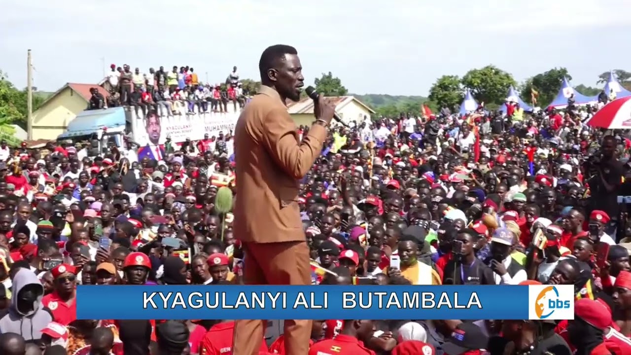 Kyagulanyi asabye abe Butambala obutalonda 'yellow' wadde abagifaanana