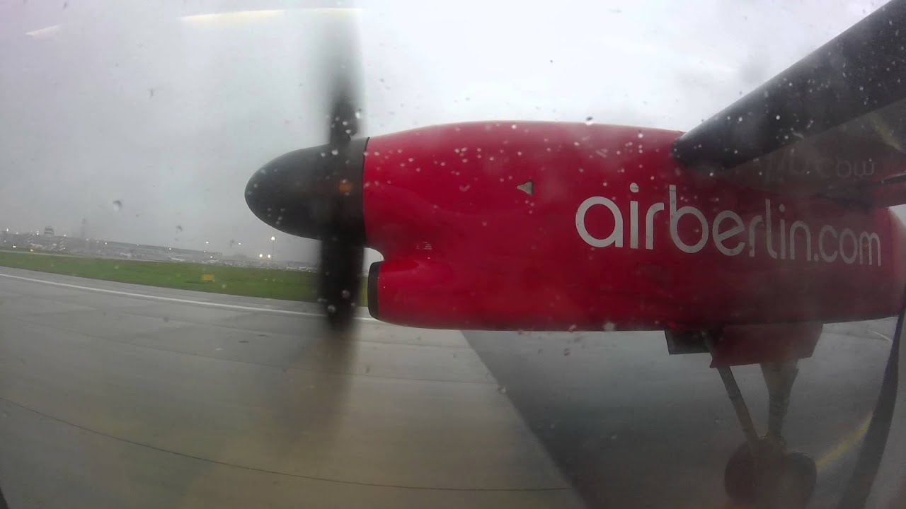 Air Berlin DHC8-Q402 [D-ABQL] Takeoff D&uuml;sseldorf