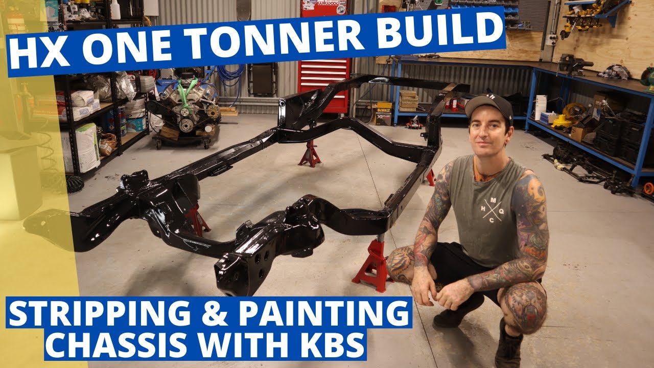 HX One Tonner Build - Stripping and Painting the Chassis with KBS