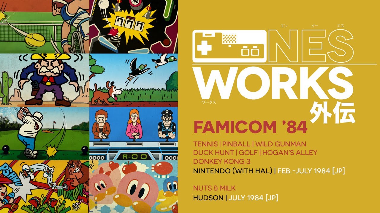 Famicom 1984, Pt. 1: From Tennis to Nuts & Milk (Feb.-July 1984) | NES Works Gaiden #19