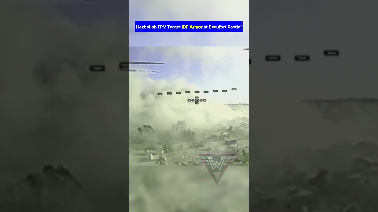 Merkava Turned Into Fireball by Hezbollah FPV