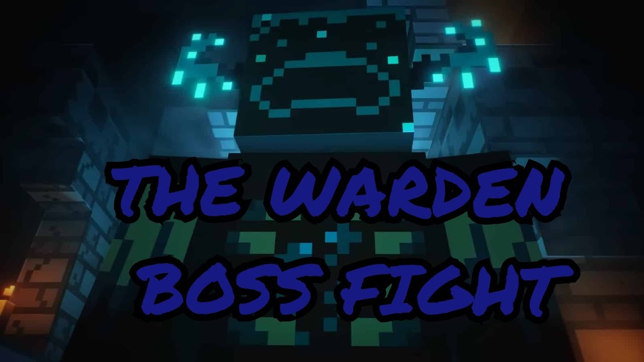 Minecraft The Warden Boss Fight ( 1.19 )
