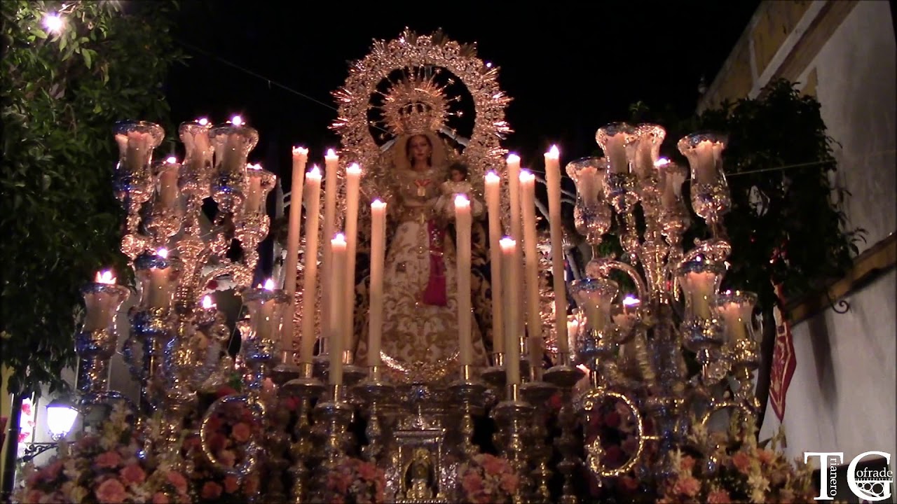 Virgen del Rosario del Barrio León ante su Casa Hdad (Completo) 2018