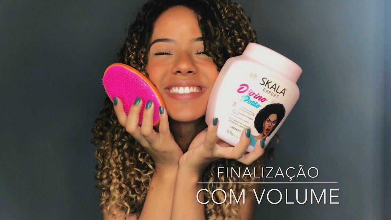 FINALIZAÇÃO CABELO CACHEADO | COM VOLUME