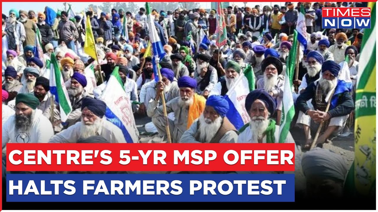 Farmers Protest Update: Farmer To Discuss Government's 5-Year MSP Proposal | English News