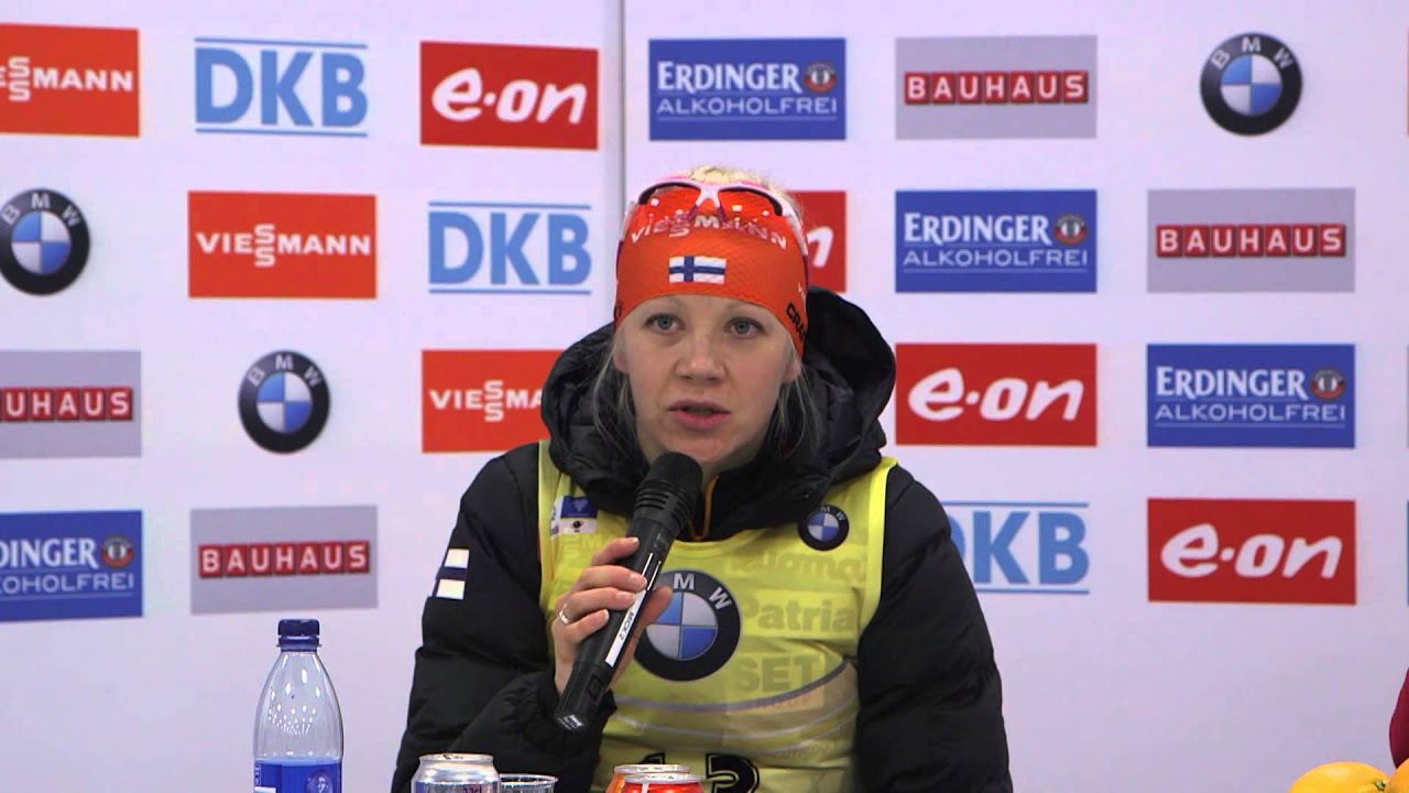 Darya Domracheva, Kaisa and Valj In Ostersund