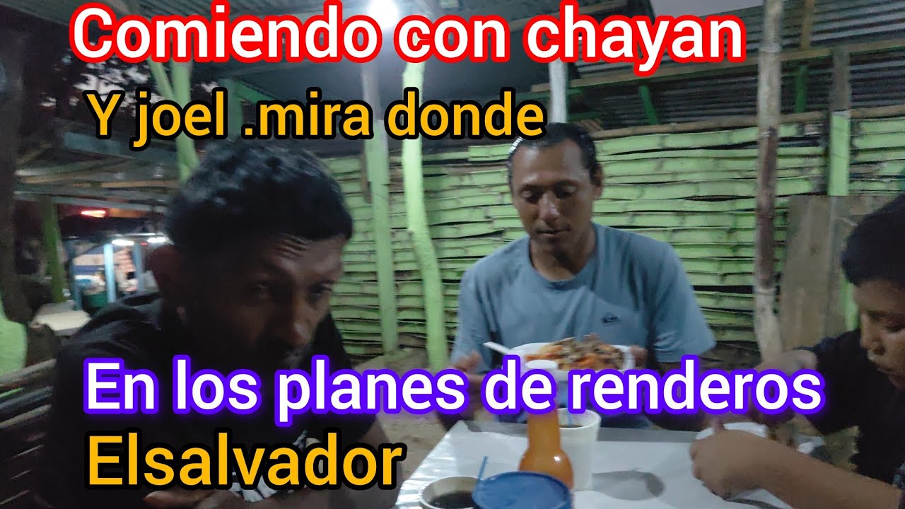 COMIeNDO Con Joel Y chayan #planes d renderos