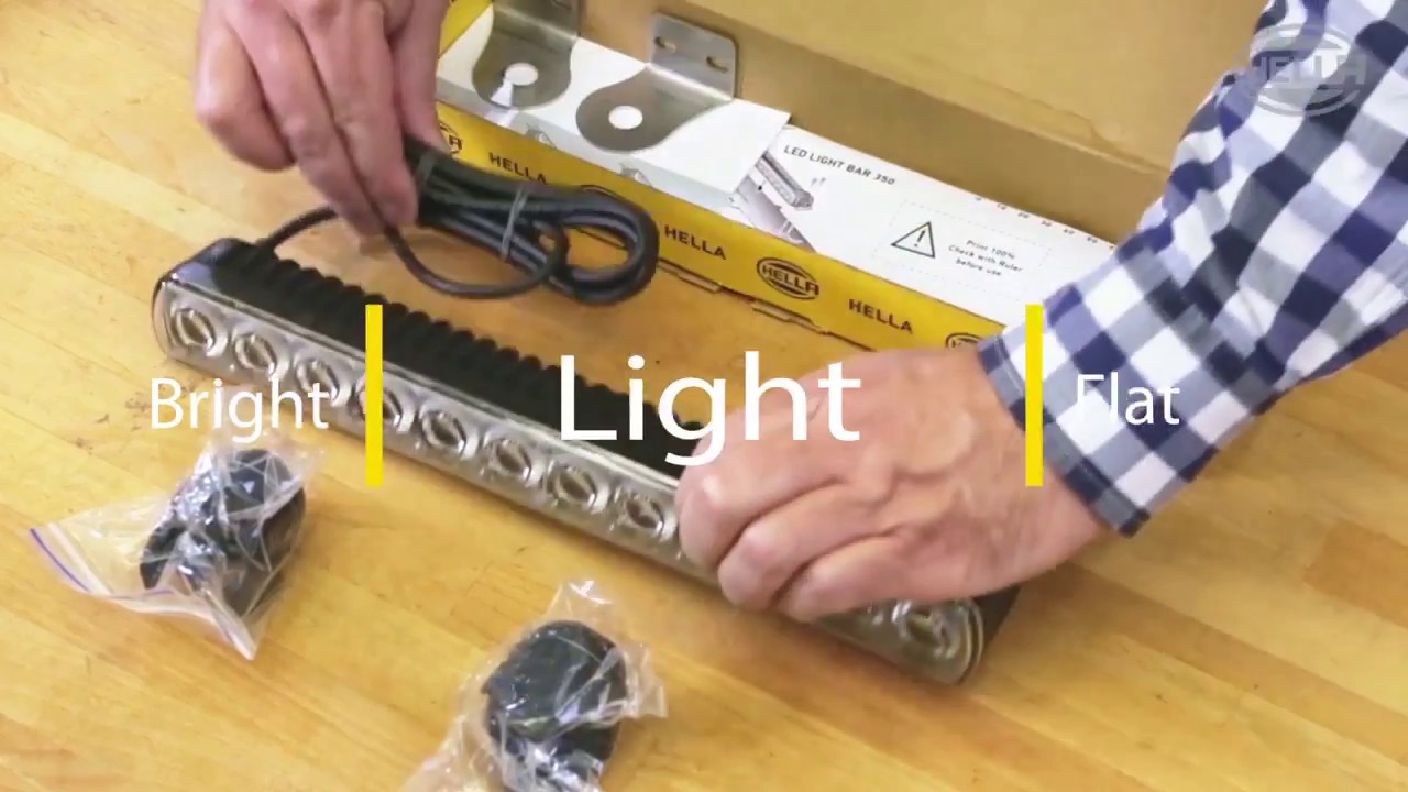 Mounting the HELLA LED Light Bar @CYMOT