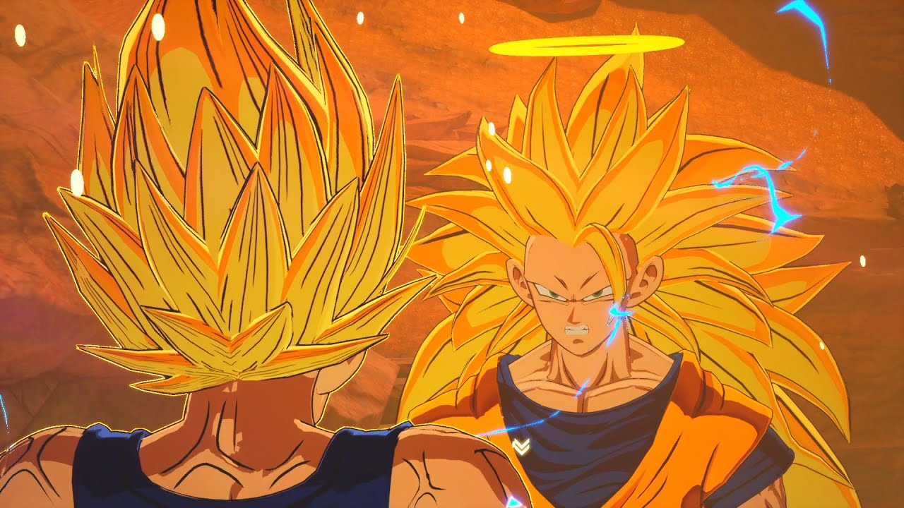 What-If Goku Turned Super Saiyan 3 Against Majin Vegeta - SparkingSHORTS - SSJ3 Goku VS Majin Vegeta
