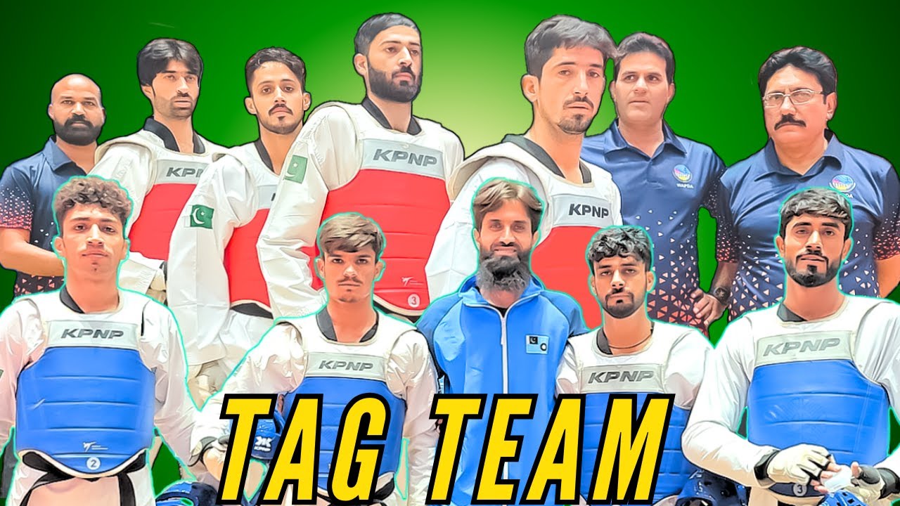 Taekwondo Tag Team Fight | Thrilling Taekwondo Tag Team Match | Pak Wapda vs PAF #sports #taekwondo