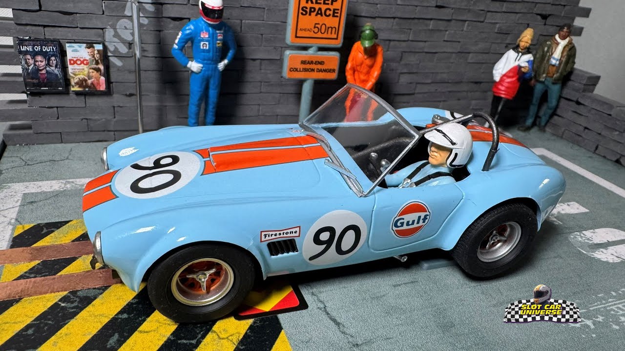 Scalextric Shelby Cobra 289 Gulf Edition Slot Car