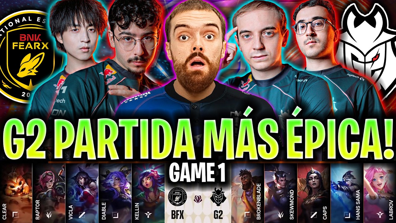 G2 PLAYS THE MOST EPIC GAME OF THE TOURNAMENT!😱 - BFX vs G2 Game 1 FIRST STAND 2026 DAY 5 IBAI