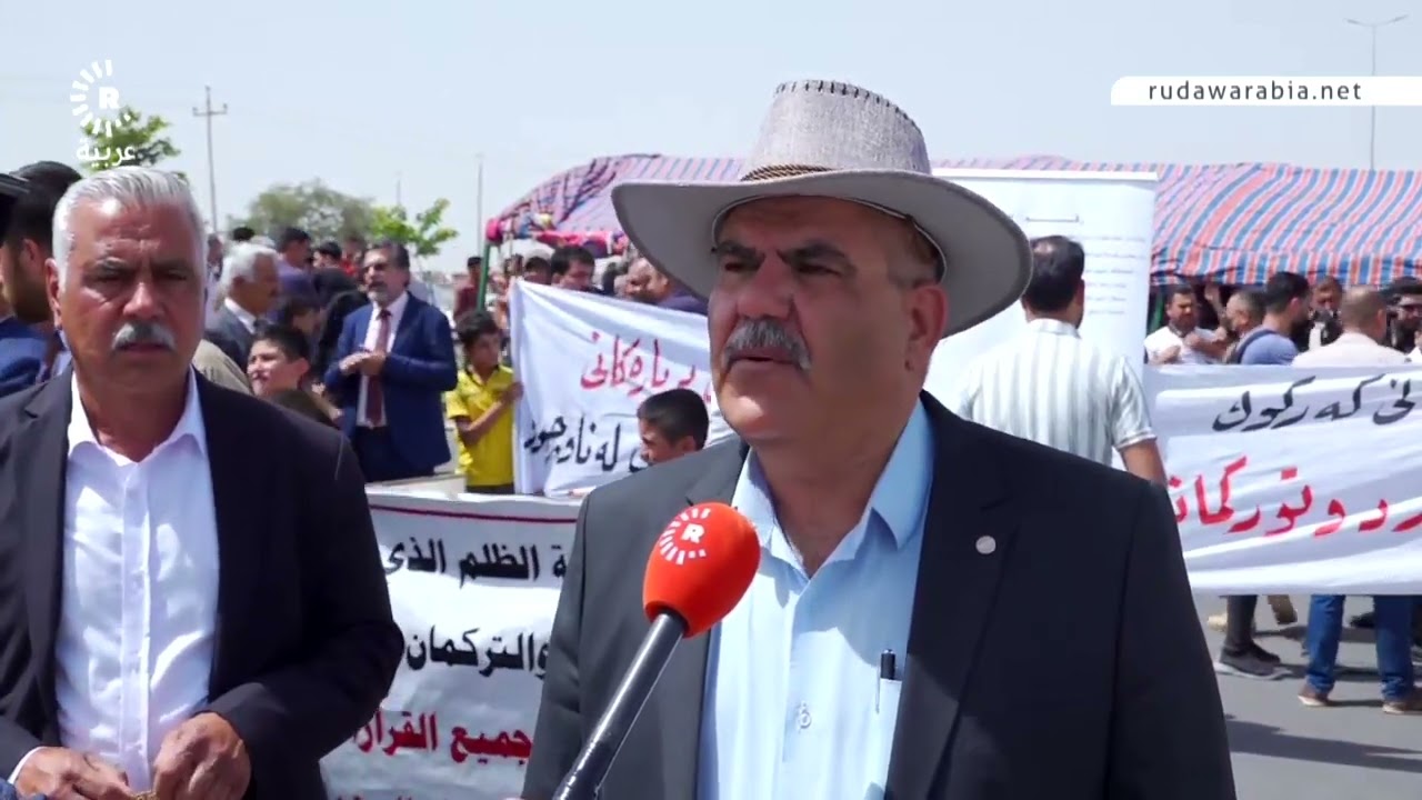 فلاحون كورد وتركمان في كركوك: لن نتراجع عن اعتصامنا الا بعد الغاء كافة قرارات البعث