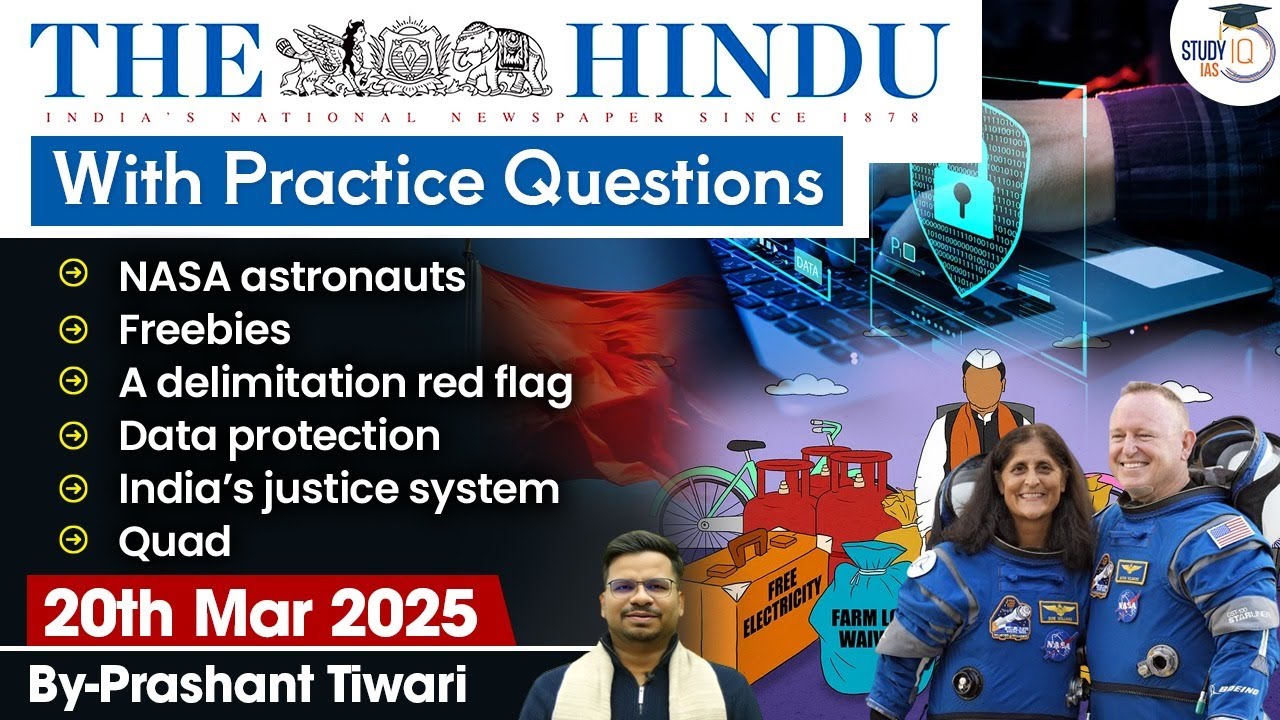The Hindu Analysis | 20th March 2025 | The Hindu NewsPaper Today With Practice Questions