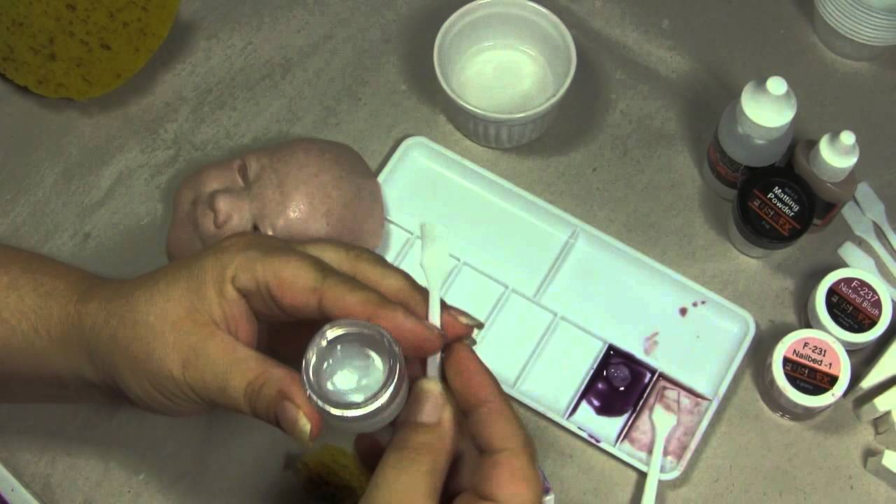 How to Paint with Platinum Silicone -  Part 3