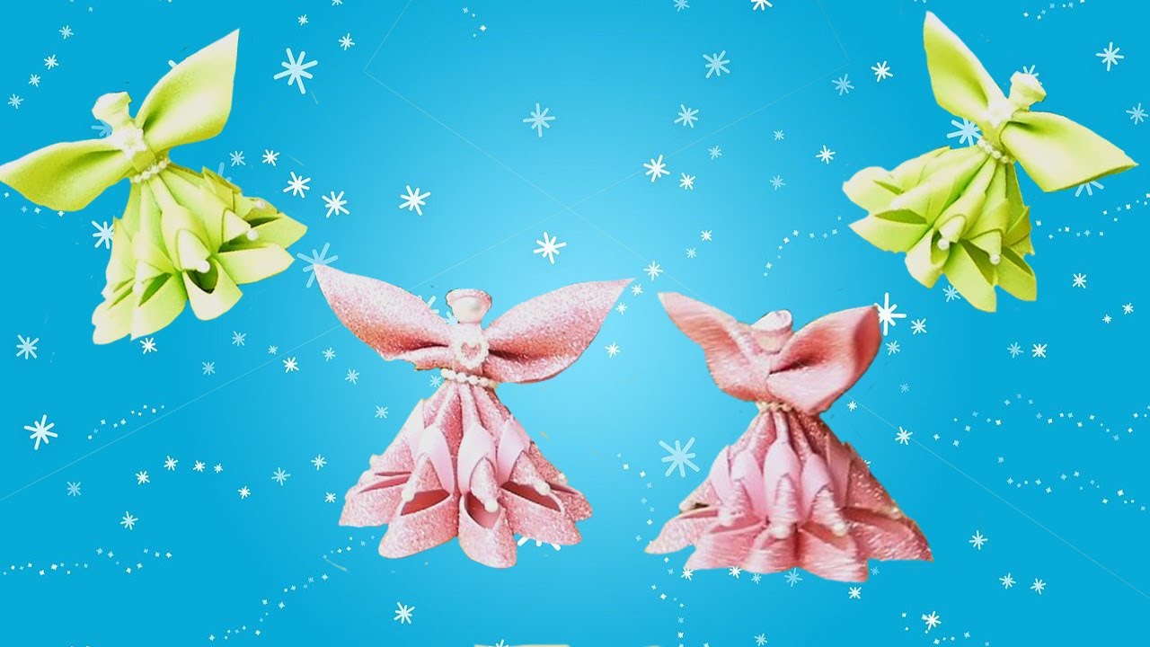 Ein bezaubernder Engel aus Moosgummi, DIY , simple ctaft ideas
