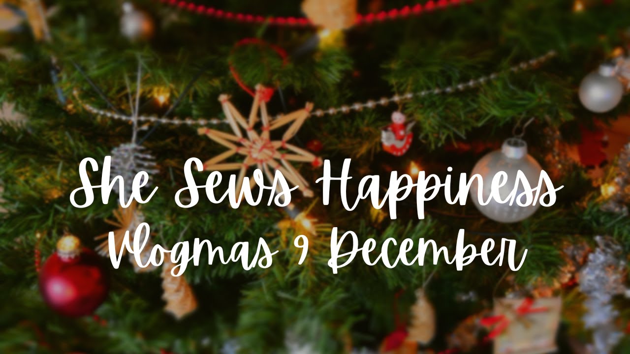 Vlogmas 9 December - Glenarm Castle Christmas Experience & a little sewing