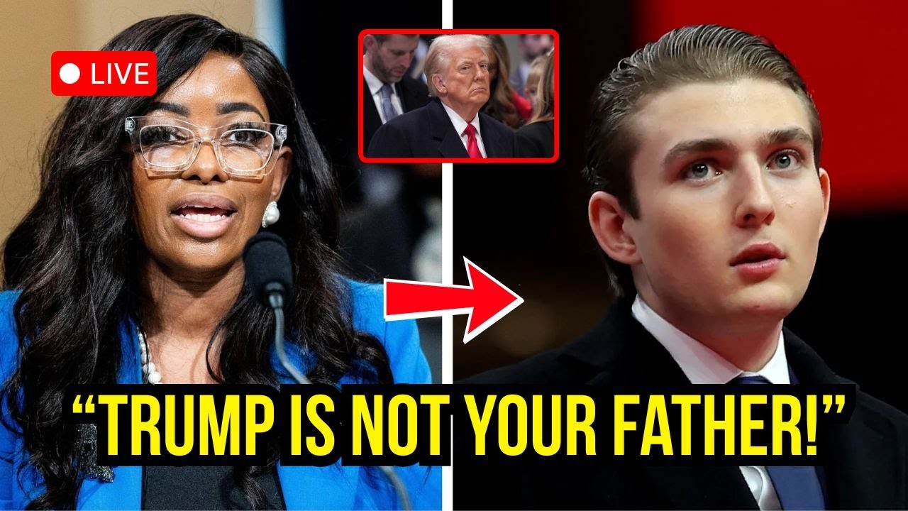 “Trump Is NOT Your Father!” || Jasmine Crockett DESTROYS Barron Trump on Live TV