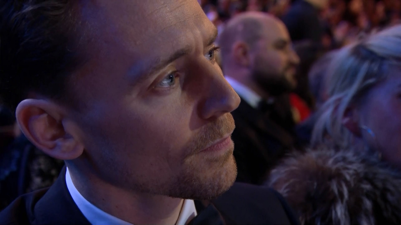 Tom Hiddleston at The British Academy Film Awards 2017 [HD]