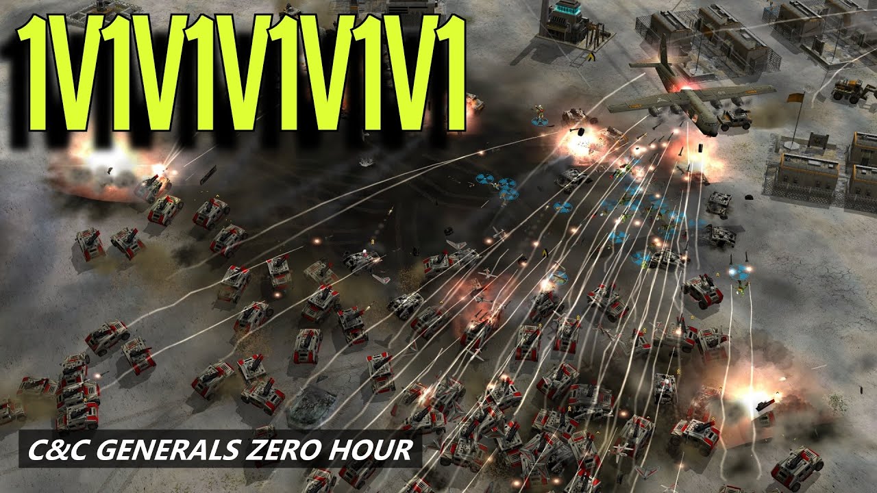 DEFCON ЗИМА | 1v1v1v1v1v1 | Generals Zero Hour