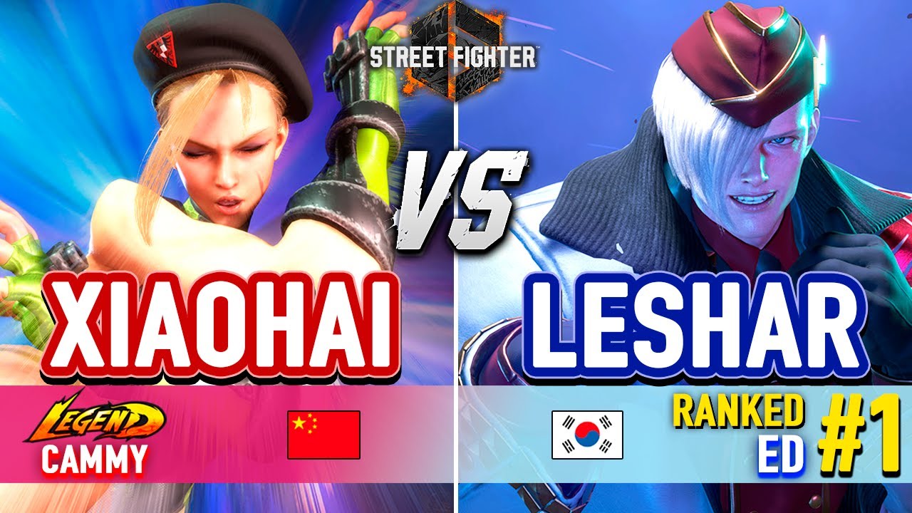 SF6 🔥 XIAOHAI (Cammy) vs LESHAR (#1 Ranked Ed) 🔥 Street Fighter 6 High Level Gameplay