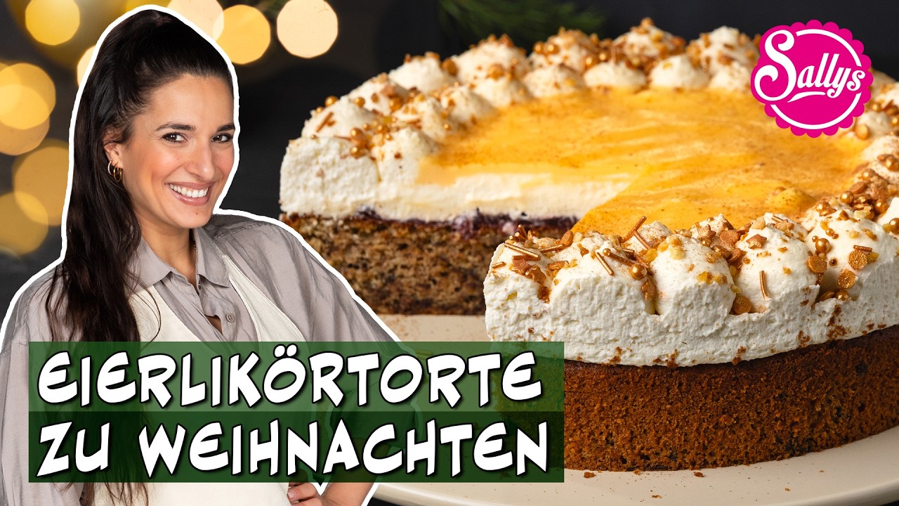 Eierlikörtorte zu Weihnachten🎄😍 / mega lecker & glutenfrei / Sallys Welt