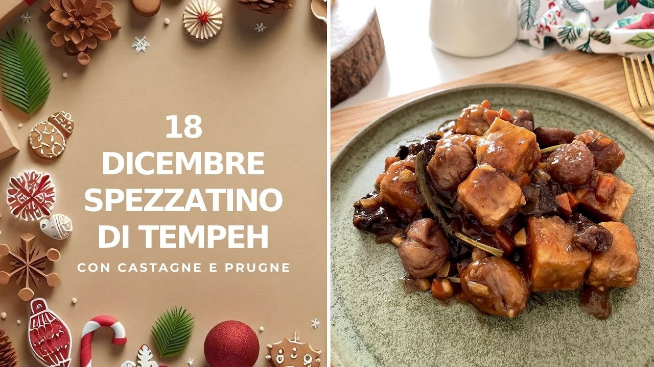 SPEZZATINO DI TEMPEH - FACILISSIMO! | CALENDARIO DELL' AVVENTO VEGANO DAY 18