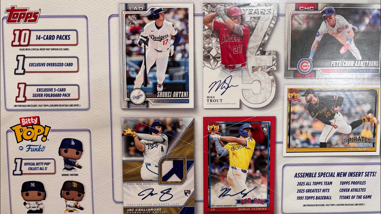 2026 topps series 1 baseball Funko super box opening (x2)