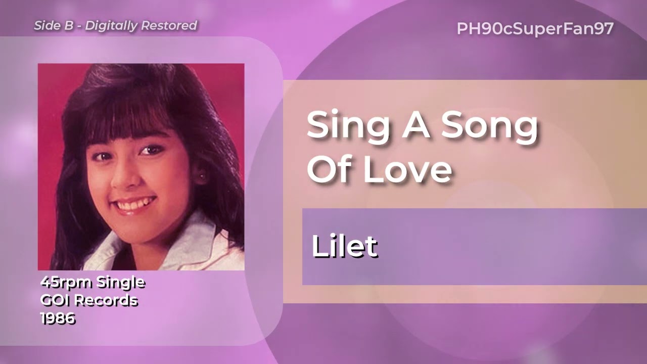Lilet - Sing A Song Of Love (45rpm Side B)