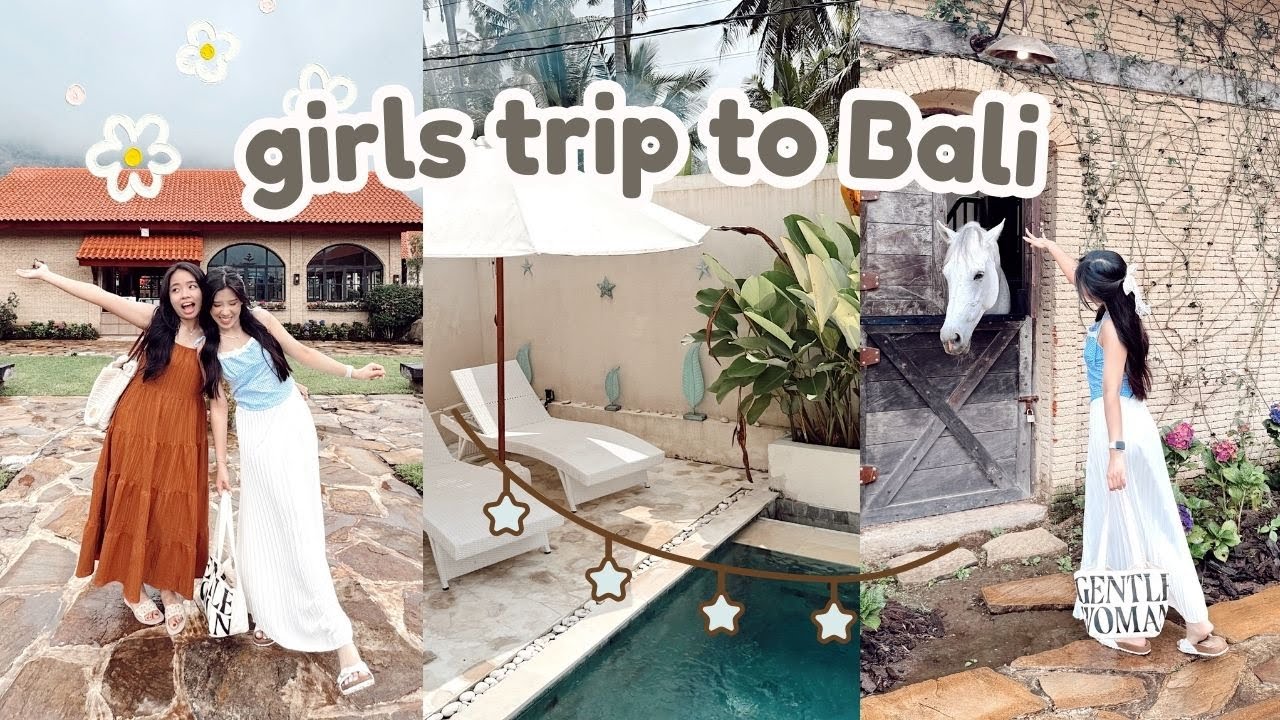 BALI VLOG 🎀 girls trip, farm house, aesthetic spot, strolling around ubud 🍃