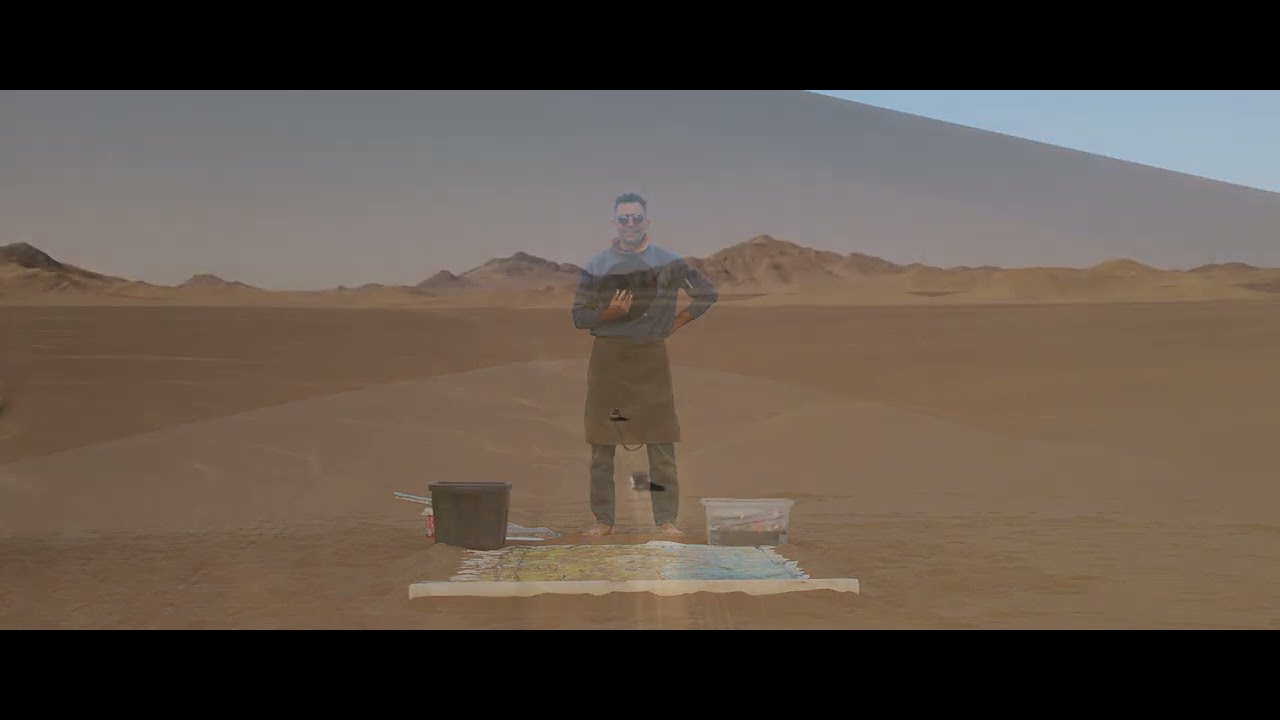 #lut desert - #2021 /Kerman- #Iran /hottest place on earth/part of Silk Road نقاشی منظره بیابان لوت