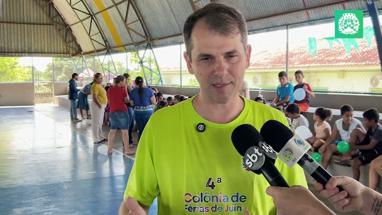 Prefeitura entrega camisetas da 4ª Colônia de Férias
