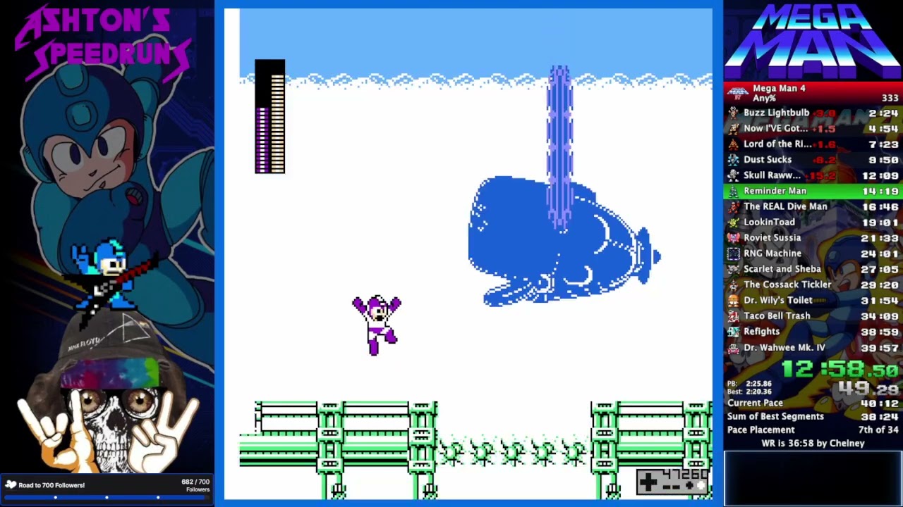 Mega Man 4 - Any% PB (39:46) | March 13, 2026