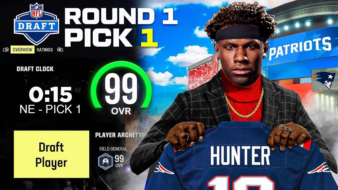 I DRAFTED TRAVIS HUNTER WITH #1 PICK IN NFL DRAFT! Patriots S2