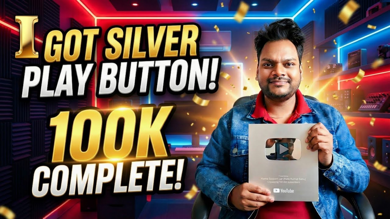 I Got My Silver Play Button | Silver Play Button