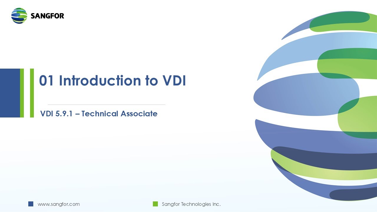 [ไทย] EP01 Introduction, SANGFOR VDI v5.9.1 Associate 2024