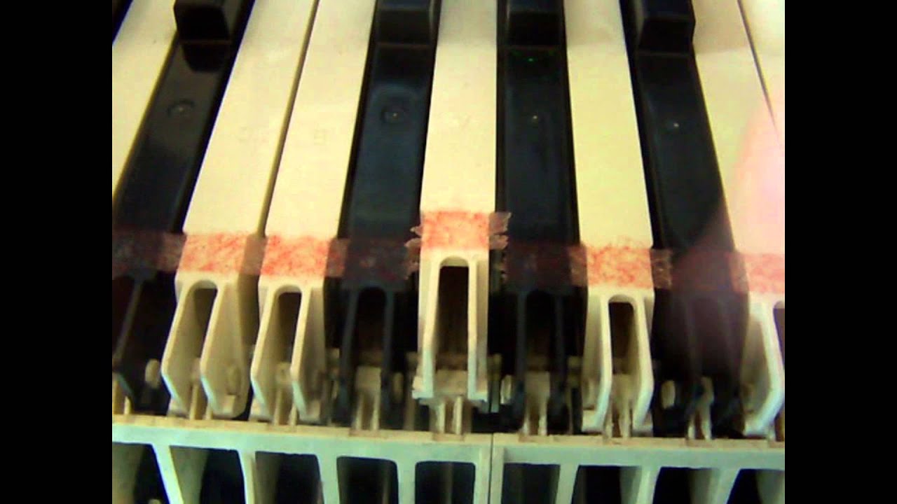 Reparar tecla piano eléctrico Éclair