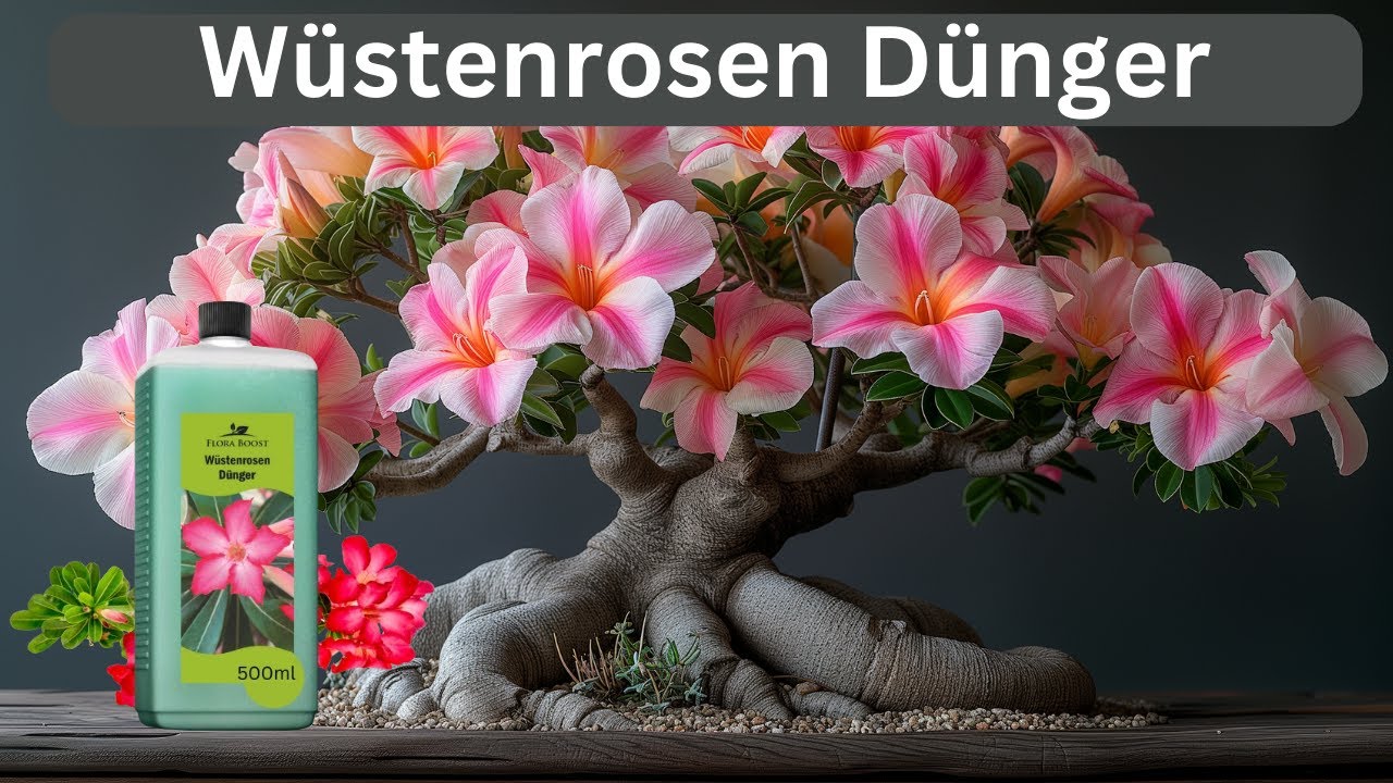Wüstenrosen Dünger von Flora Boost - für blühende gesunde Wüstenrosen