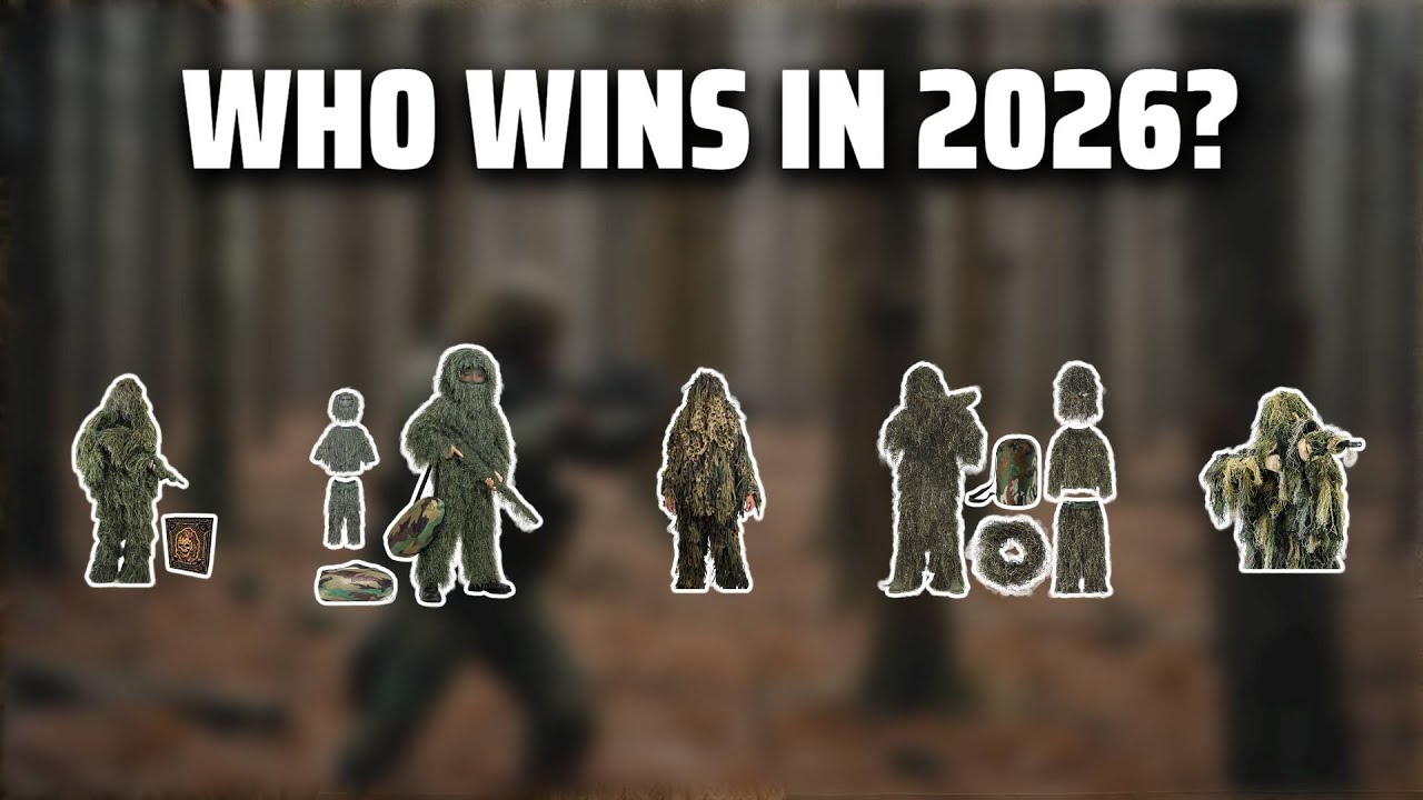 The Top 5 Best Gillie Sniper Suit in 2026 - Must Watch Before Buying!