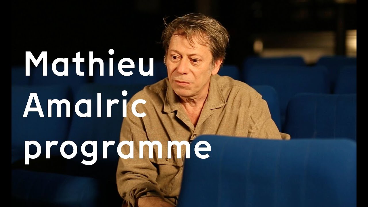 Mathieu Amalric &agrave; propos de sa carte blanche sur T&euml;nk.