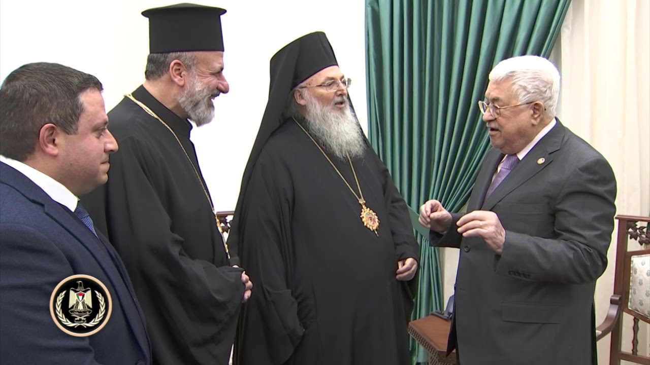 President Abbas receives an invitation to Midnight Mass according to Julian Calendar