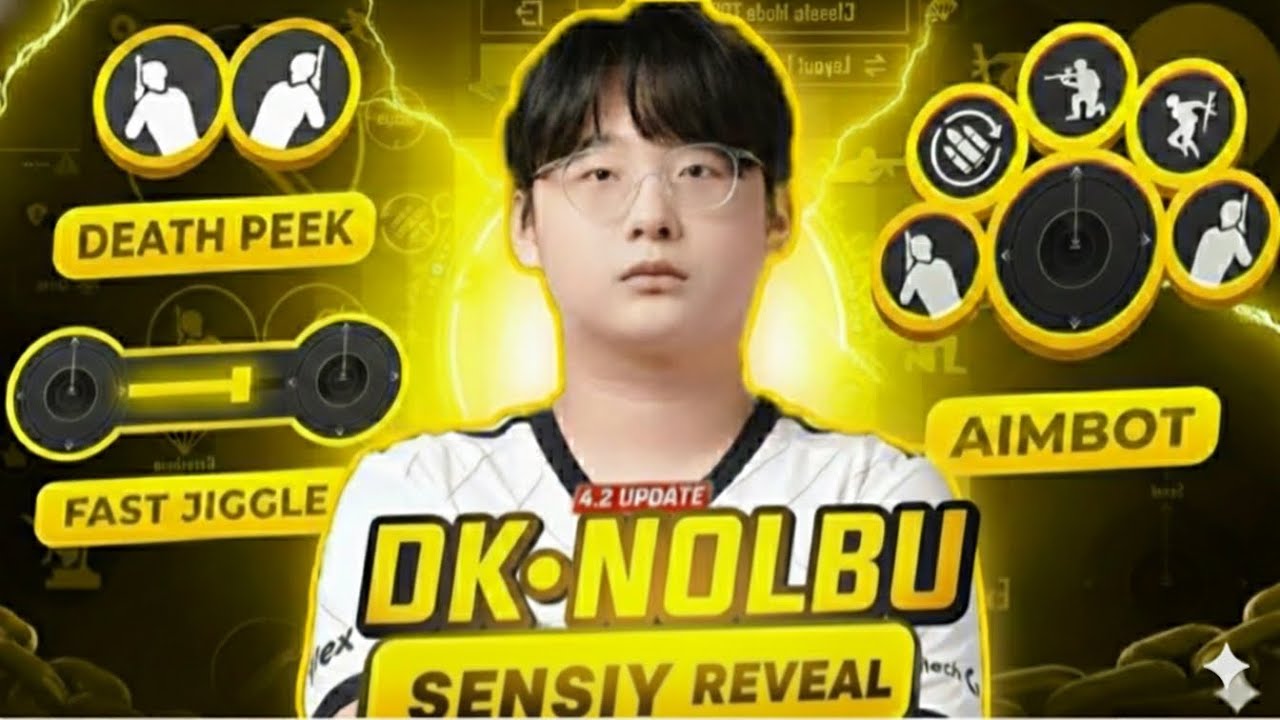 🔥DK•NOLBU 4.2Latest Update Sensitivity 🍂Control Code | PUBGM &BGMI 
