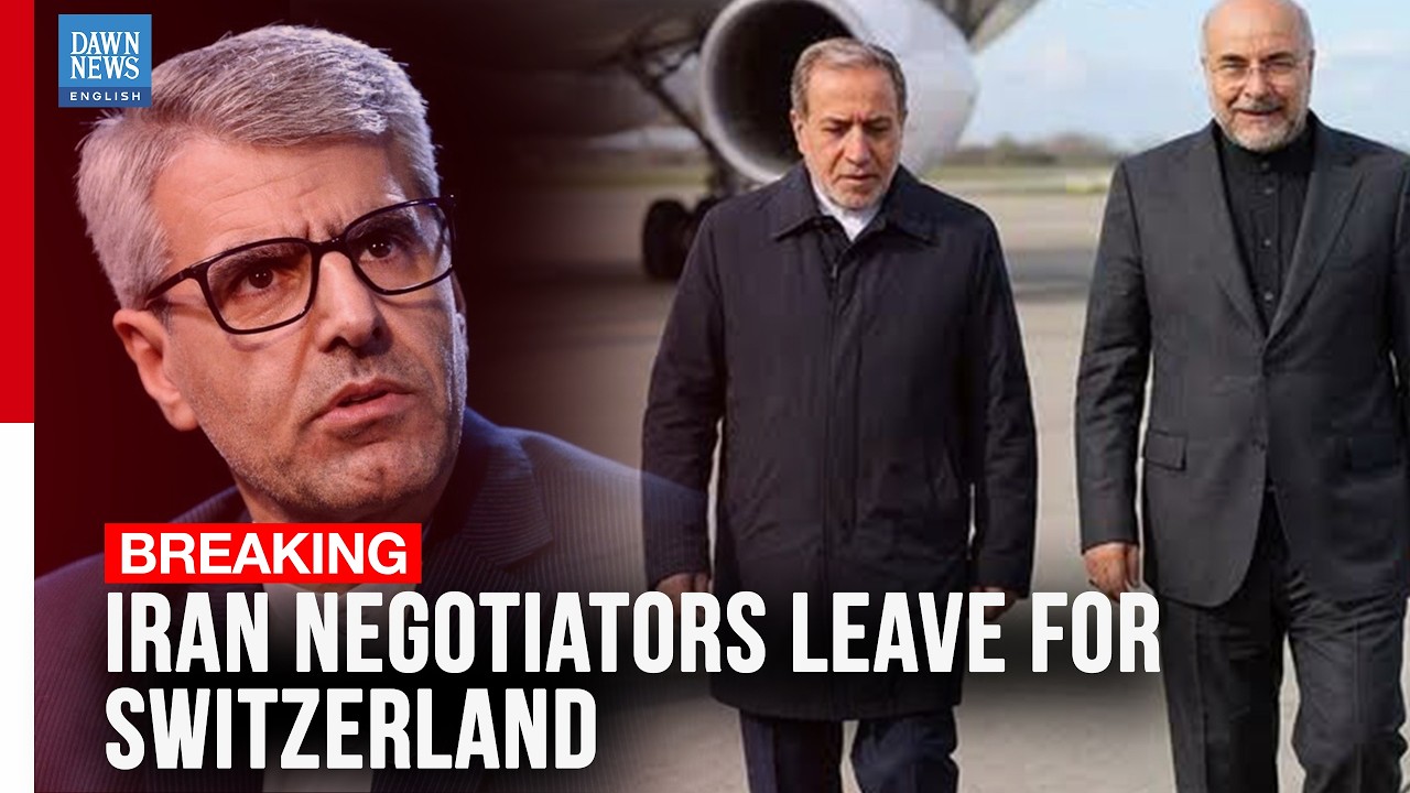 BREAKING: Iranian Negotiators Leave for Switzerland to Discuss US Iran Deal: State Media | Dawn News