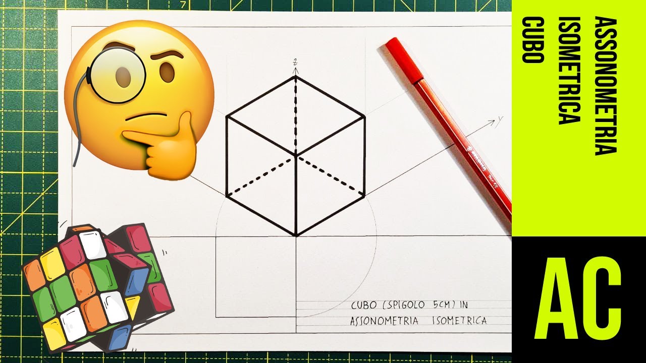 ASSONOMETRIA ISOMETRICA DI UN CUBO