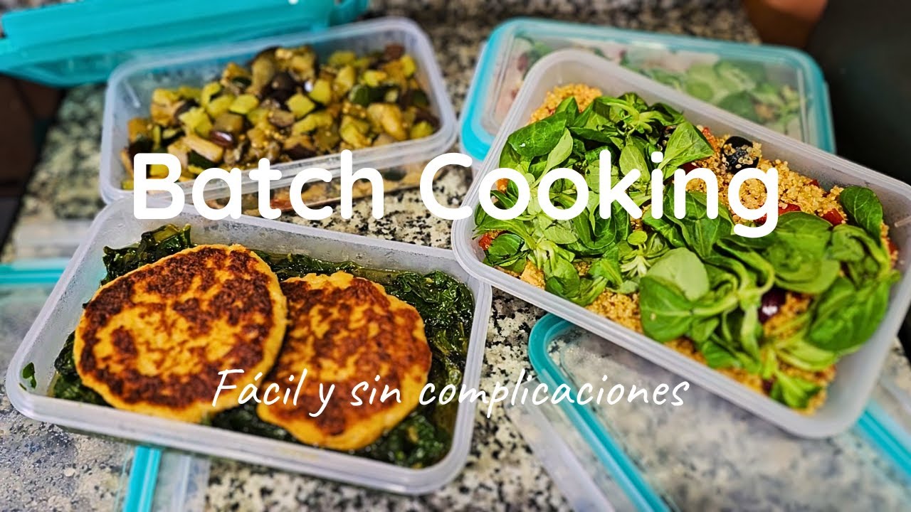 Qué cocino para toda la semana | Batch cooking sin complicaciones