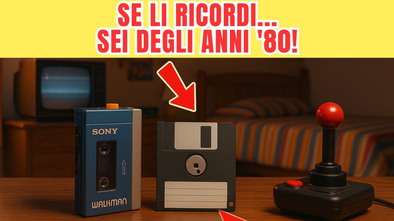 14 OGGETTI degli ANNI '80 che OGGI Sembrano Incredibili (ma hanno fatto la STORIA)