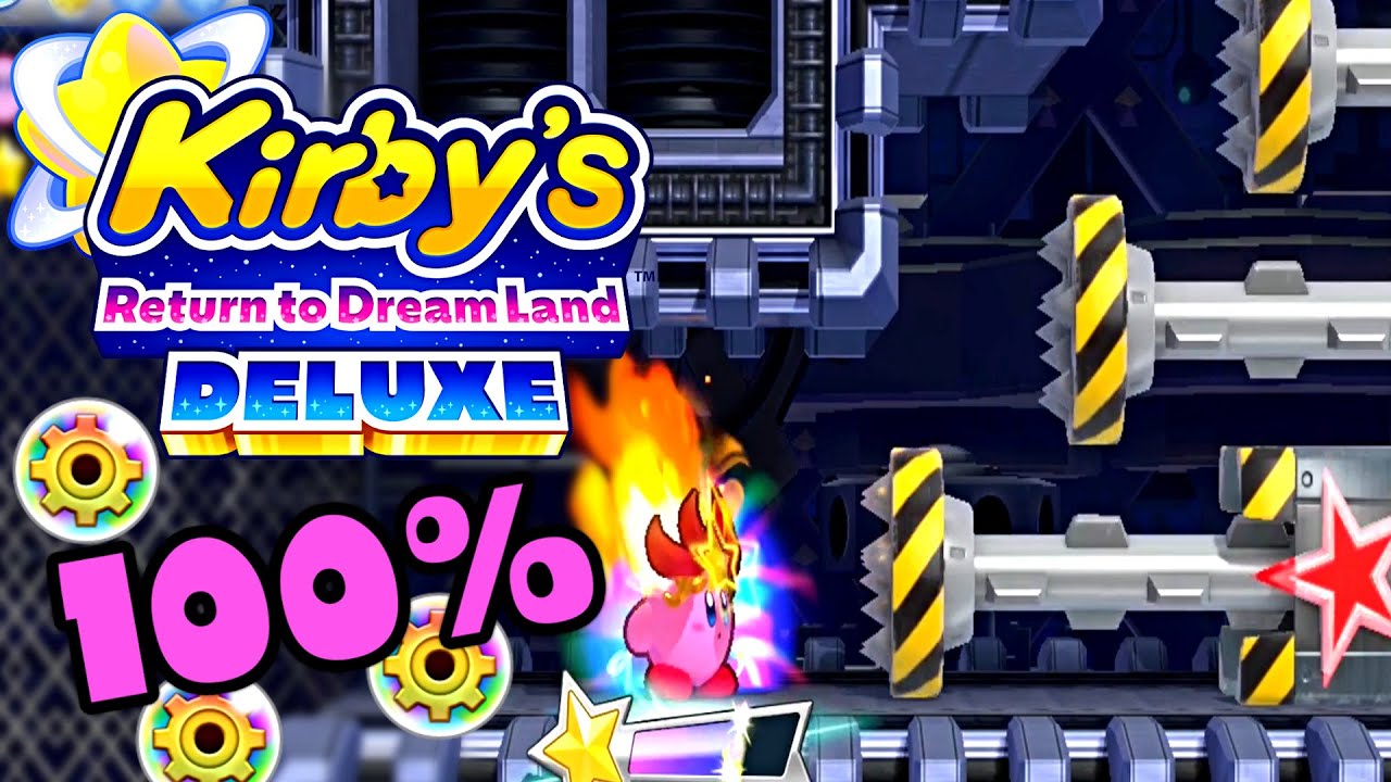 Kirby Return to Dreamland Deluxe 🍭 Egg Engines Stage 1 🍭 100% All Energy Spheres