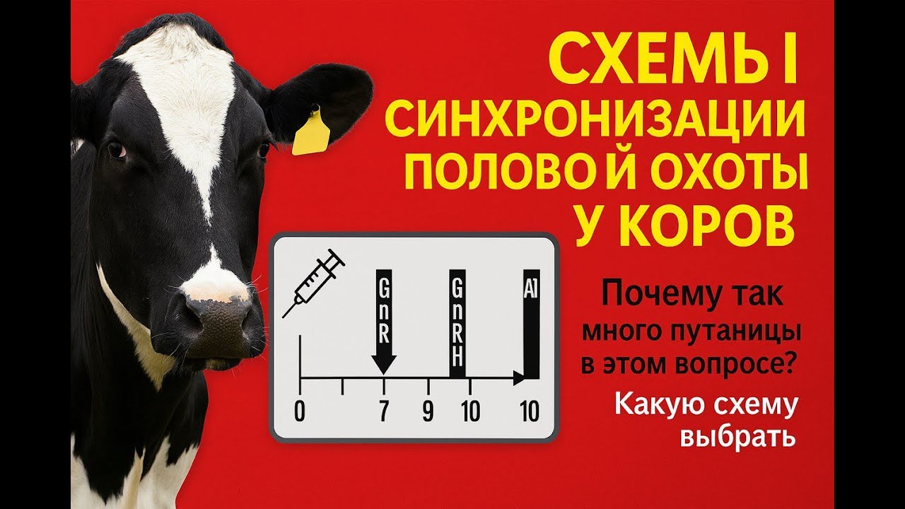 Схемы синхронизации охоты у коров, почему их так много и как выбрать самую оптимальную.