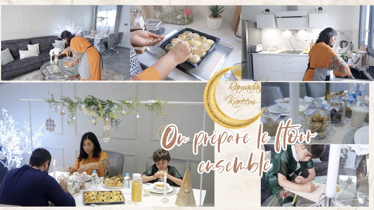 Routine Ramadan 🌙 Dressage table ramadan I On prépare le ftour ensemble I Menu simple et rapide
