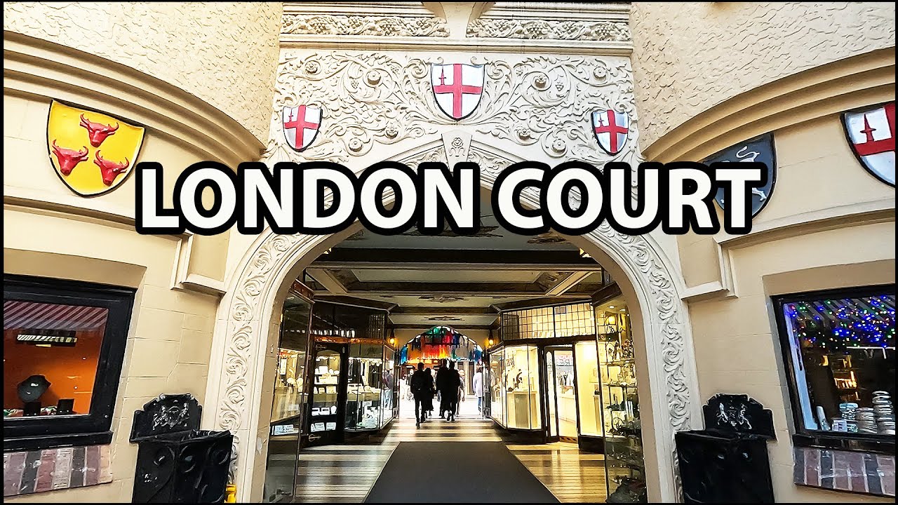 Walking Tour: LONDON COURT in Perth City CBD (Australia)